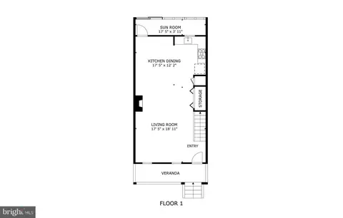 Floorplan - 251 15th St SE, Washington, DC 20003 photo 1 of 3