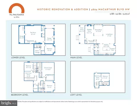 Floorplan - 4894 Macarthur NW, Washington, DC 20007 photo 1 of 1