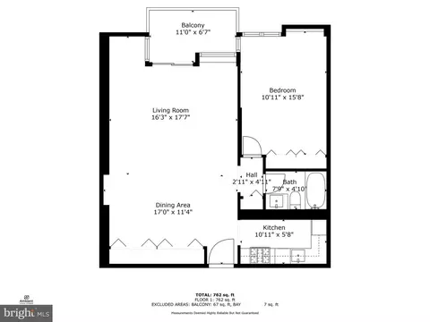 Floorplan - 1245 4th St SW #E103, Washington, DC 20024 photo 1 of 1