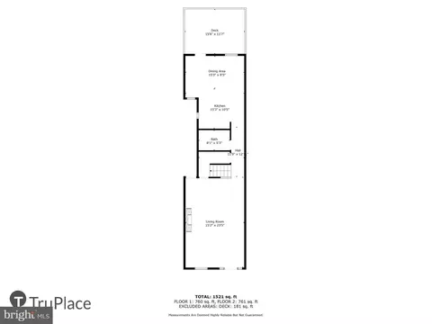 Floorplan - 1213 D St NE, Washington, DC 20002 photo 1 of 3