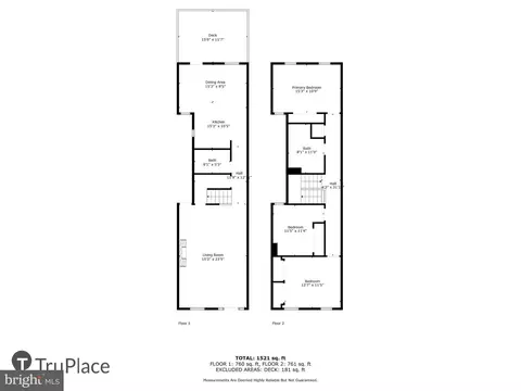 Floorplan - 1213 D St NE, Washington, DC 20002 photo 3 of 3