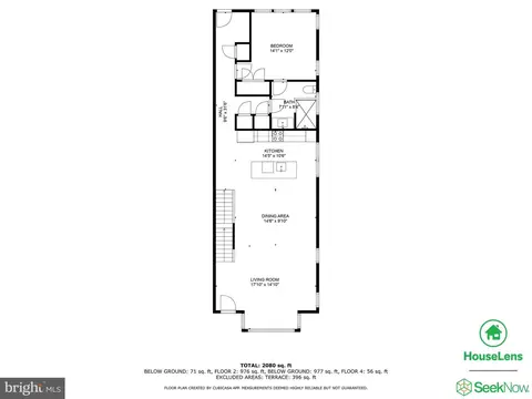 Floorplan - 1528 Oates St NE #B, Washington, DC 20002 photo 3 of 5