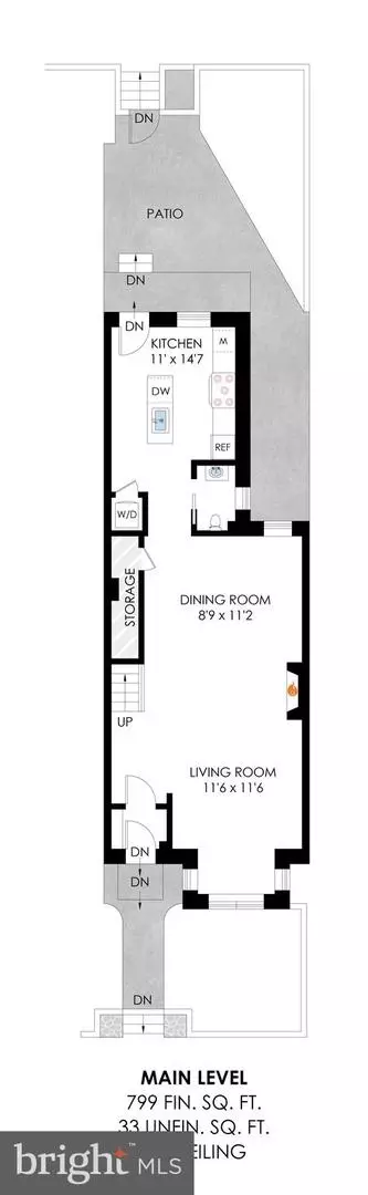 Floorplan - 1322 E Street St NE, Washington, DC 20002 photo 2 of 3