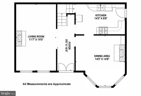 Floorplan - 536 4th St NE, Washington, DC 20002 photo 1 of 3