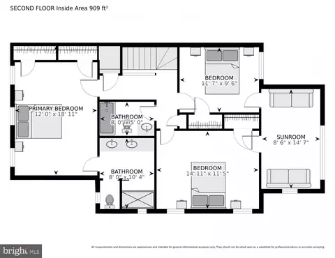 Floorplan - 3629 Everett St NW, Washington, DC 20008 photo 2 of 4