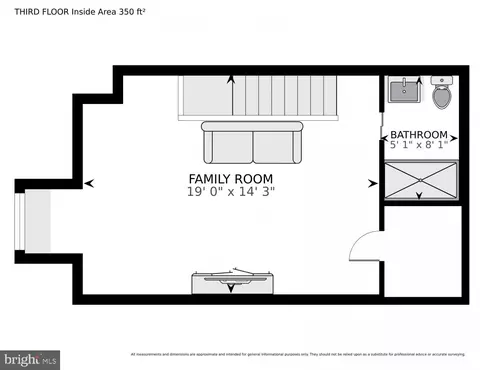 Floorplan - 3629 Everett St NW, Washington, DC 20008 photo 3 of 4