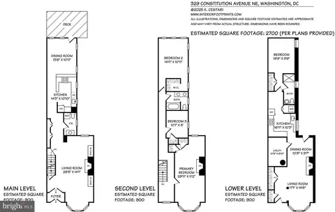 Floorplan - 329 Constitution Ave NE, Washington, DC 20002 photo 1 of 1