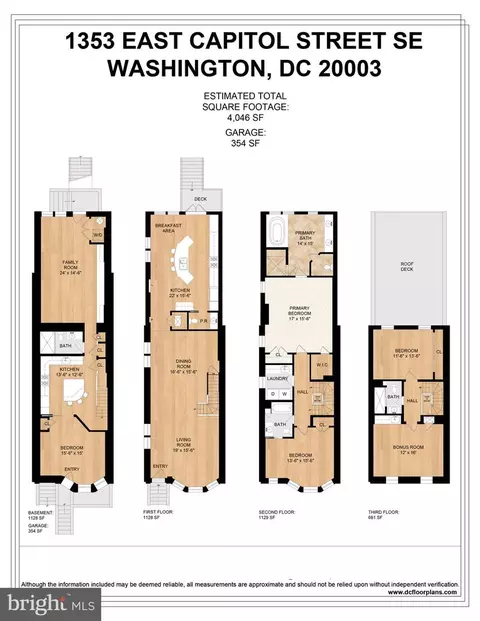 Floorplan - 1353 E Capitol St SE, Washington, DC 20003 photo 1 of 1