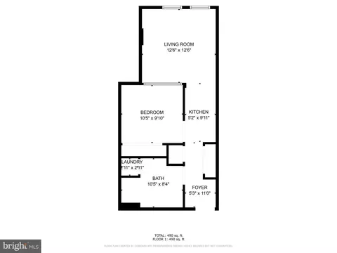 Floorplan - 1211 Van St SE #309, Washington, DC 20003 photo 1 of 1