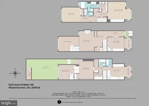 Floorplan - 515 2nd St SE, Washington, DC 20003 photo 1 of 4