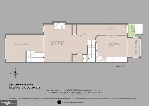 Floorplan - 515 2nd St SE, Washington, DC 20003 photo 3 of 4