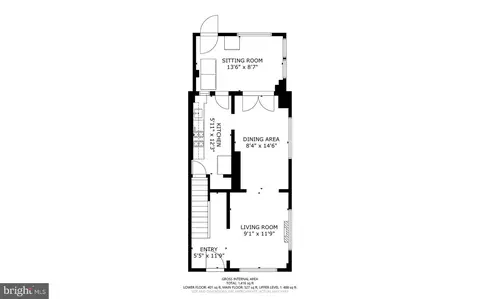 Floorplan - 560 25th Pl NE, Washington, DC 20002 photo 2 of 4