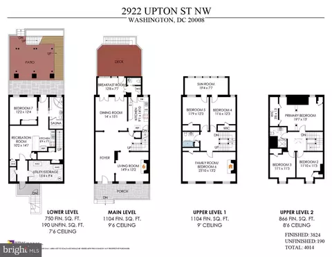 Floorplan - 2922 Upton St NW, Washington, DC 20008 photo 1 of 5
