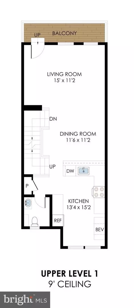 Floorplan - 415 I St SE, Washington, DC 20003 photo 3 of 5