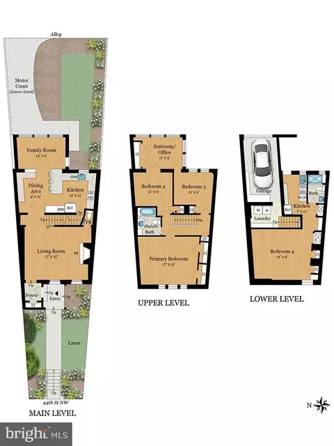 Floorplan - 1511 44th St NW, Washington, DC 20007 photo 1 of 1