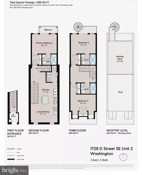 Floorplan - 1728 D St SE #2, Washington, DC 20003 photo 1 of 1