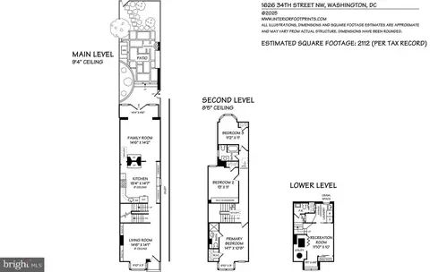 Floorplan - 1626 34th St NW, Washington, DC 20007 photo 1 of 1