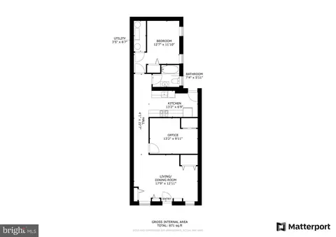 Floorplan - 1002 C St NE, Washington, DC 20002 photo 5 of 5