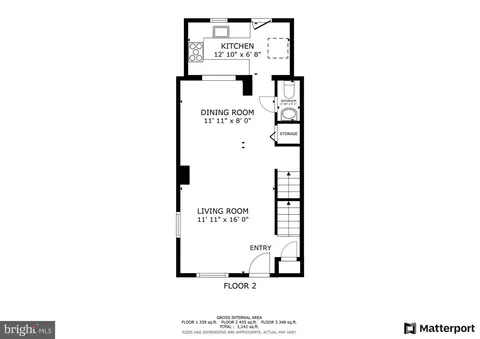 Floorplan - 371 Chaplin St SE, Washington, DC 20019 photo 1 of 3