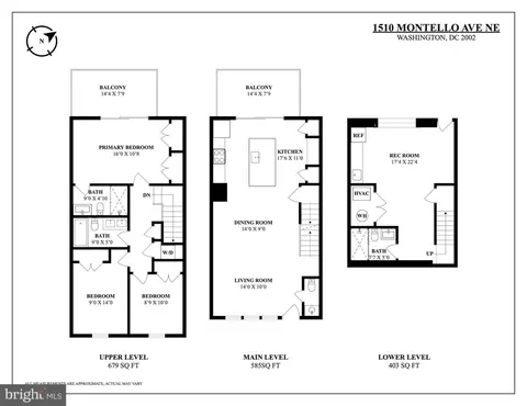Floorplan - 1510 Montello Ave NE, Washington, DC 20002 photo 1 of 1