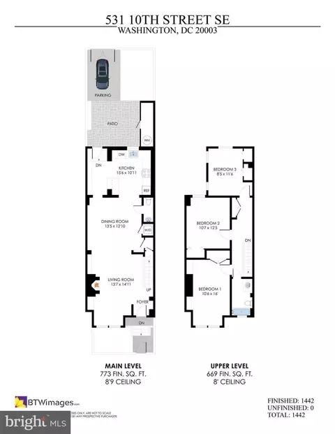 Floorplan - 531 10th St SE, Washington, DC 20003 photo 1 of 1