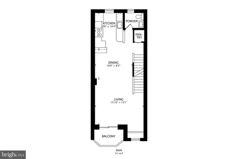 Floorplan - 763 3rd St NE, Washington, DC 20002 photo 1 of 2
