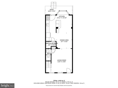 Floorplan - 2009 37th St NW, Washington, DC 20007 photo 1 of 2