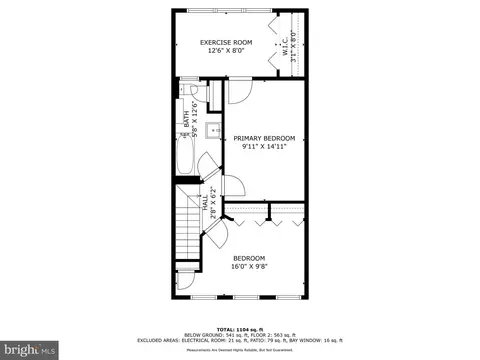 Floorplan - 2009 37th St NW, Washington, DC 20007 photo 2 of 2