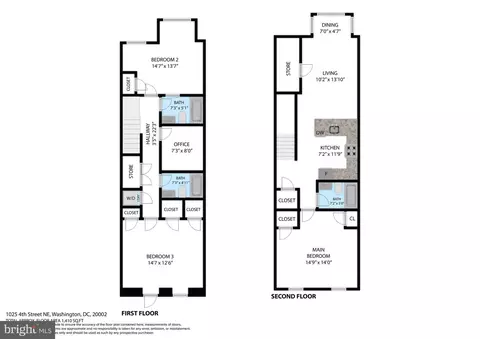 Floorplan - 1019 4th St NE #A, Washington, DC 20002 photo 1 of 2