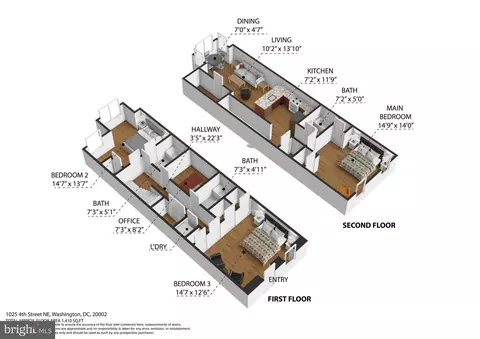 Floorplan - 1019 4th St NE #A, Washington, DC 20002 photo 2 of 2