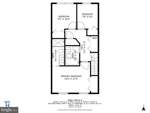 Floorplan - 1616 C St NE, Washington, DC 20002 photo 2 of 4