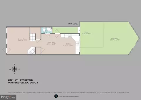 Floorplan - 210 13th St SE, Washington, DC 20003 photo 2 of 4