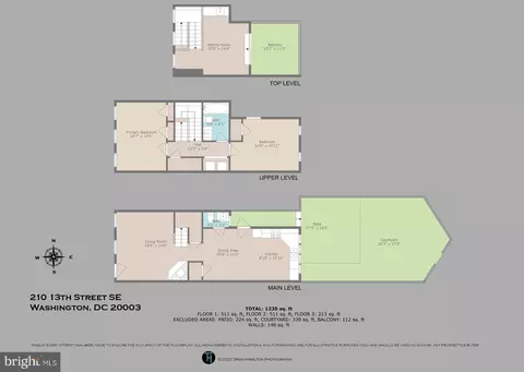 Floorplan - 210 13th St SE, Washington, DC 20003 photo 1 of 4