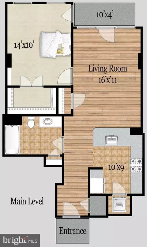 Floorplan - 631 D St NW #936, Washington, DC 20004 photo 1 of 1