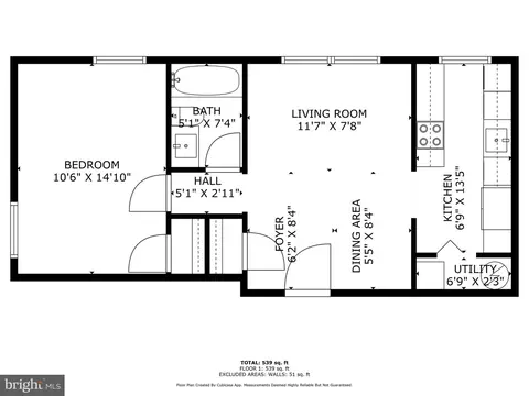 Floorplan - 311 7th St NE #3, Washington, DC 20002 photo 1 of 1