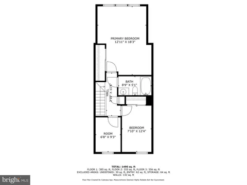 Floorplan - 1814 D St SE, Washington, DC 20003 photo 1 of 3