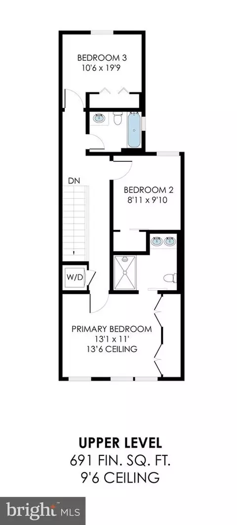 Floorplan - 1304 E Street St NE, Washington, DC 20002 photo 3 of 4