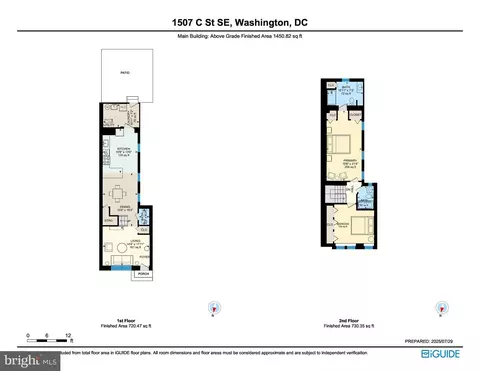 Floorplan - 1507 C St SE, Washington, DC 20003 photo 1 of 3