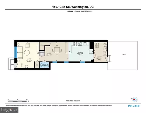 Floorplan - 1507 C St SE, Washington, DC 20003 photo 2 of 3