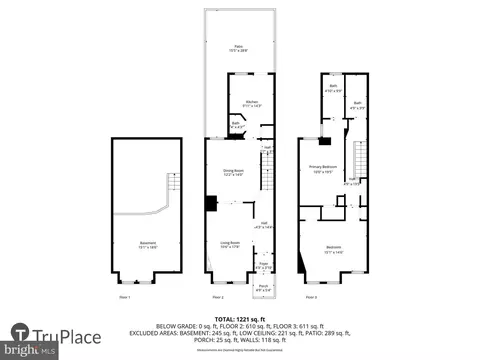 Floorplan - 629 Acker Pl NE, Washington, DC 20002 photo 1 of 4