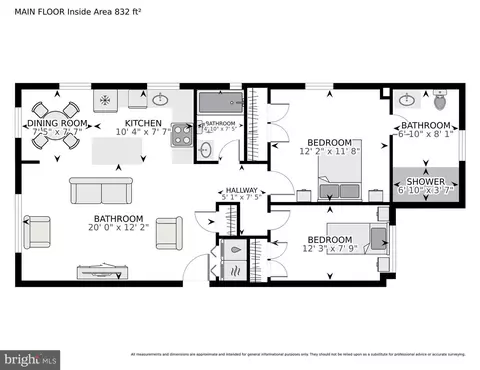 Floorplan - 1239 Simms Pl NE #1, Washington, DC 20002 photo 1 of 1