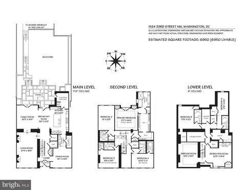 Floorplan - 1524 33rd St NW, Washington, DC 20007 photo 1 of 1