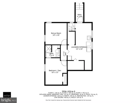 Floorplan - 3003 10th St NE, Washington, DC 20017 photo 3 of 4