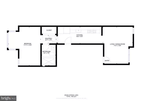 Floorplan - 24 Florida Ave NE #201, Washington, DC 20002 photo 1 of 1