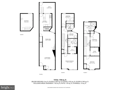 Floorplan - 632 Acker Pl NE, Washington, DC 20002 photo 1 of 2