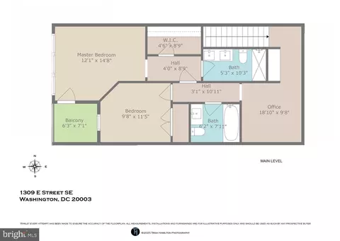 Floorplan - 1309 E Street St SE #12, Washington, DC 20003 photo 2 of 3