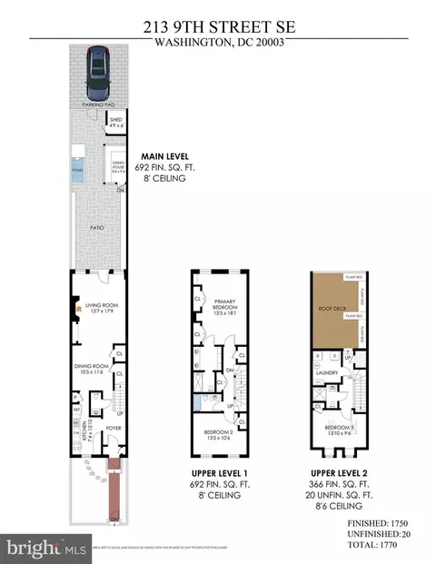 Floorplan - 213 9th St SE, Washington, DC 20003 photo 4 of 4