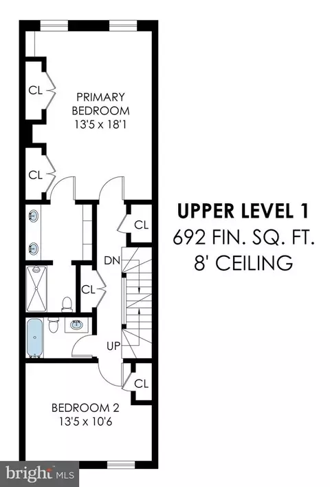 Floorplan - 213 9th St SE, Washington, DC 20003 photo 2 of 4