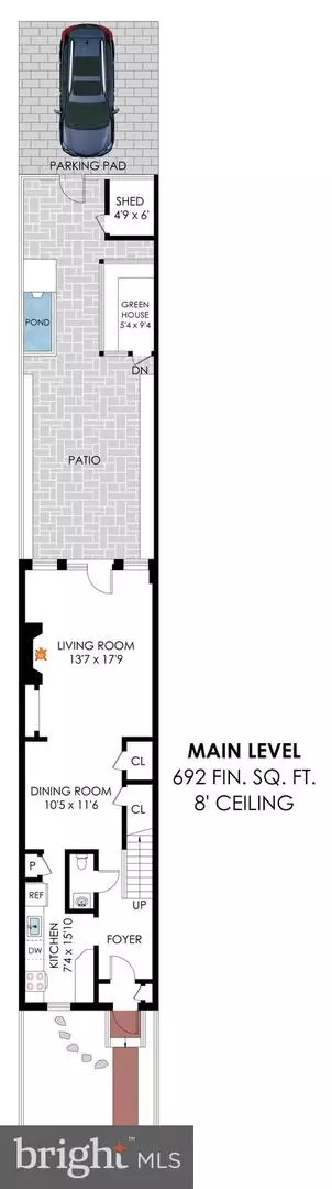 Floorplan - 213 9th St SE, Washington, DC 20003 photo 1 of 4