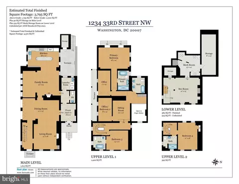 Floorplan - 1234 33rd St NW, Washington, DC 20007 photo 1 of 1